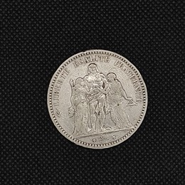 French Third Republic silver coin 1873