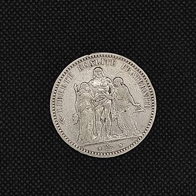 French Third Republic Silver Coin 1873
