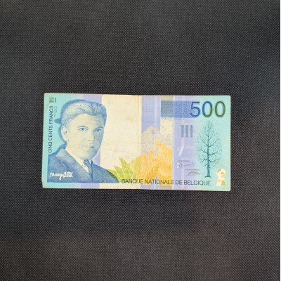500 Francs banknote of Belgium, 1998