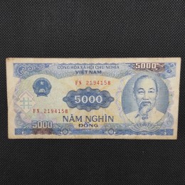 Socialist Republic of Vietnam, 5000 dong, 1991