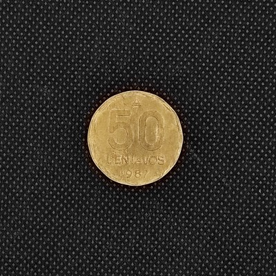 Argentina 50 Centavos 1987, 1.59, Coins of Argentina