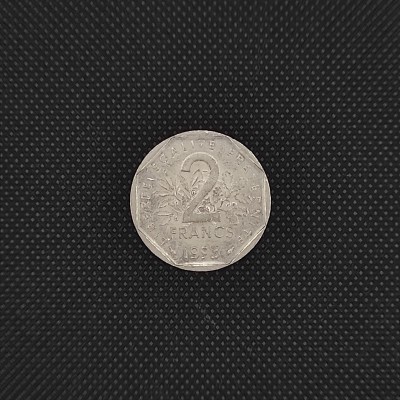 France 2 francs, 1993, 50th Anniversary - Foundation of the National Resistance Movement, 1.1, French Coins