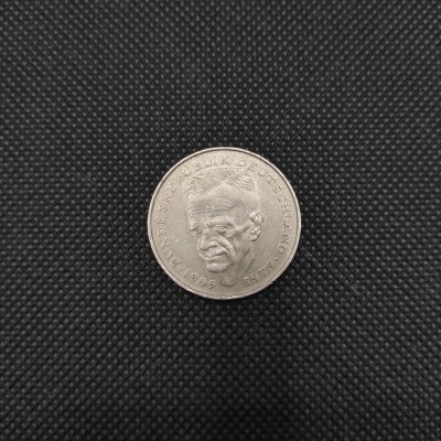 Germany 2 marks, 1979, Kurt Schumacher, 30 years of the Federal Republic, 10, German Coins