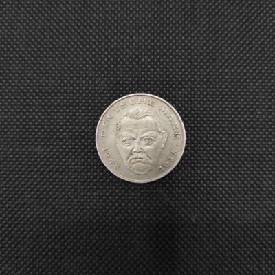 Germany 2 marks, 1994, Ludwig Erhard, 40 years of the Federal Republic, 3, German Coins